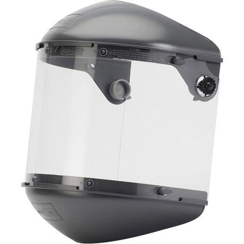 Syst&egrave;me de visi&egrave;re haute performance &agrave; double couronne 4" Fibre-Metal, Propionate, Suspension Rochet Cintas