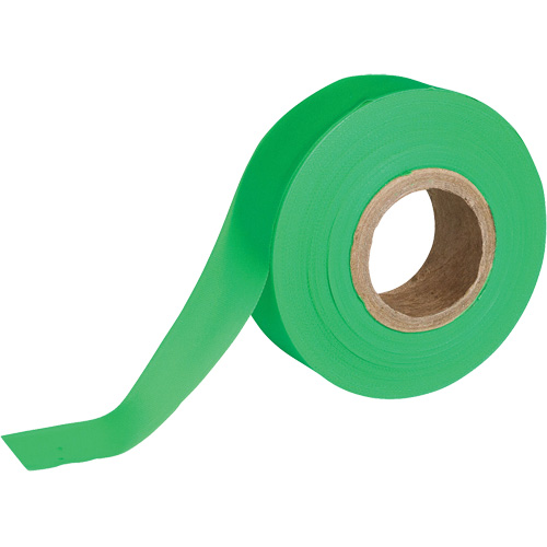 Ruban pour signalisation, 1,188" la x 150' lo, Vert fluorescent Cintas