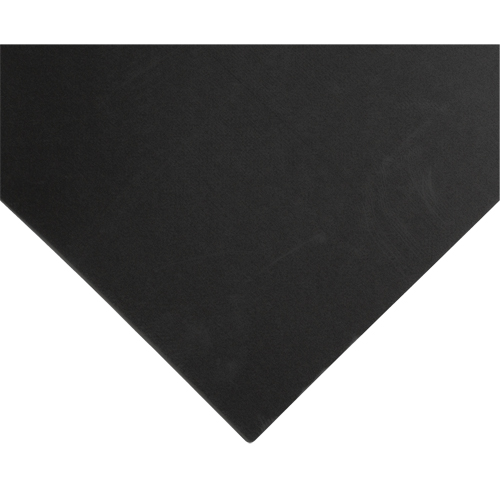 Tapis conducteur d'&eacute;lectricit&eacute; no 785, 3' la x 75' lo x 3/32" &eacute;p, PVC, Lisse, Noir Cintas