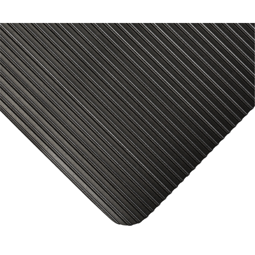 KleenSweep Mat No.391, Runner, 4' x 105' x 1/8", Black Cintas