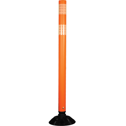 D&eacute;lin&eacute;ateur r&eacute;sistant aux impacts, 36" h, Orange Cintas