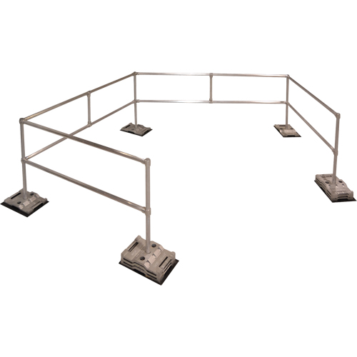 RoofGuard Classic System - Packaged Kits, Aluminum, 72" W x 216" L x 42" H Cintas