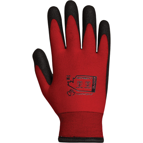 Gants doubl&eacute;s pour l'hiver Dexterity, 10/T-Grand, R&ecirc;vetement PVC, Calibre 15, Enveloppe en Nylon Cintas