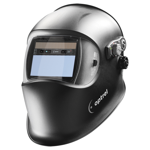 E684 Welding Helmets, 3.94" L x 1.97" W View Area, 4/9 - 13/4/5 - 9 Shade Range, Black Cintas