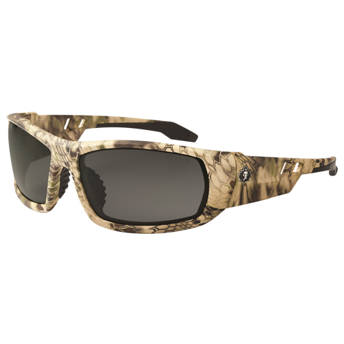 Lunettes de s&eacute;curit&eacute; Skullerz Odin, Lentille Grise/fum&eacute;e, Anti-&eacute;gratignures, ANSI Z87+/R&eacute;pond ou surpasse la norme CSA Z94.3 Cintas