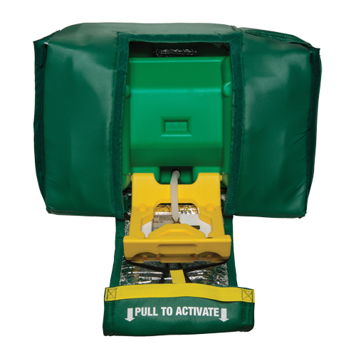 Tempered Portable Eyewash, Gravity-Fed, 9 gal. Capacity, Meets ANSI Z358.1 Cintas