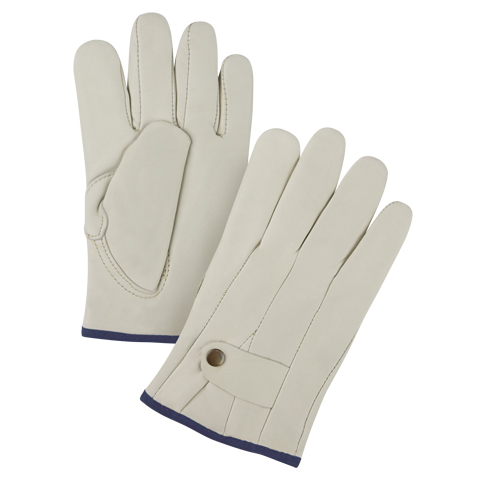Premium Ropers Gloves, X-Large, Grain Cowhide Palm Cintas