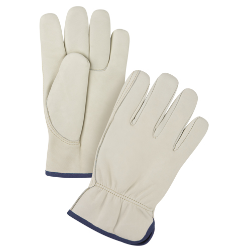 Premium Driver's Gloves, X-Large, Grain Cowhide Palm Cintas