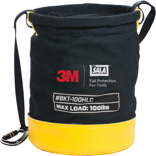 Sac de montage d'outils s&eacute;curitaire, Toile, 12,5" dia. x 15" h, Capacit&eacute; de charge 100 lb Cintas