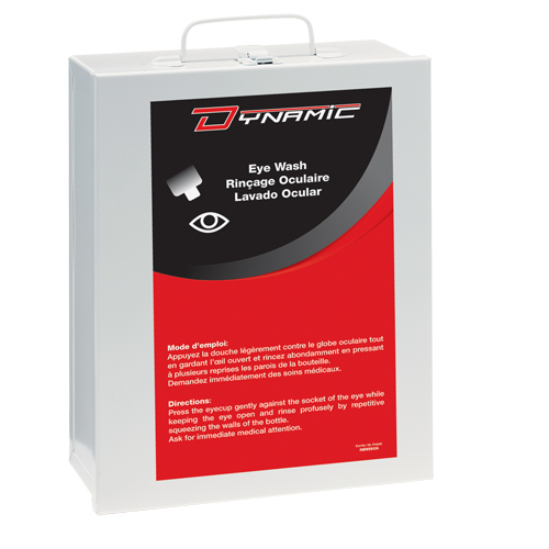 Douche oculaire avec bouteilles vides Dynamic, Double Cintas
