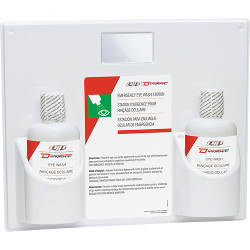 Douche oculaire avec solution isotonique Dynamic, Double Cintas