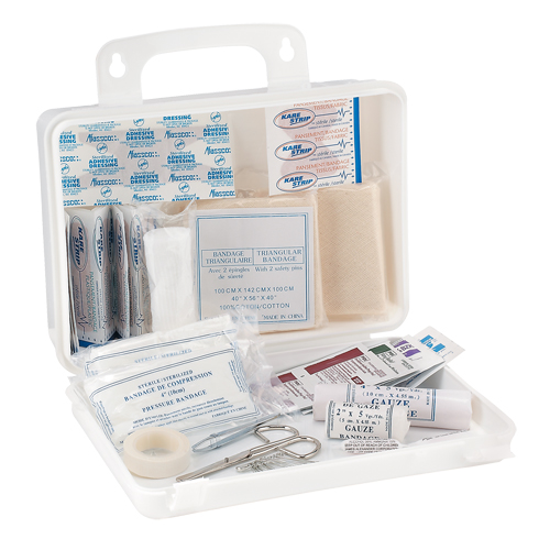 Trousse de premiers soins pour camion Dynamic, Dispositif m&eacute;dical Classe 1, Boîte en plastique Cintas