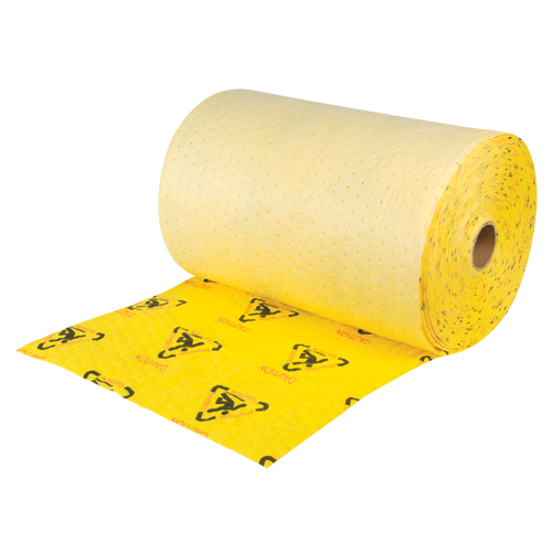 Premium Caution Rolls, Heavyweight, 150' L x 24" W, 37.6 gal. Absorbancy Cintas