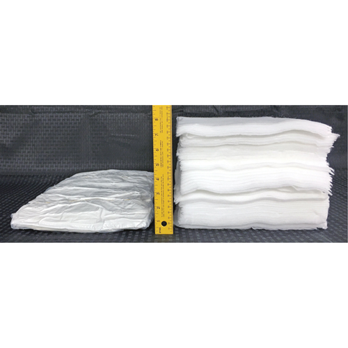 Spilltration Oil Shammy Towels, Oil Only, 16" x 10", 29 gal. Absorbancy Cintas