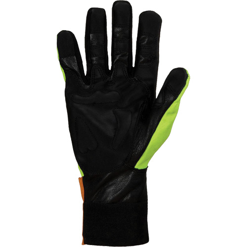 Endura&reg; Hi-Viz Chainsaw Gloves, Size Large/9, Goatskin Palm Cintas