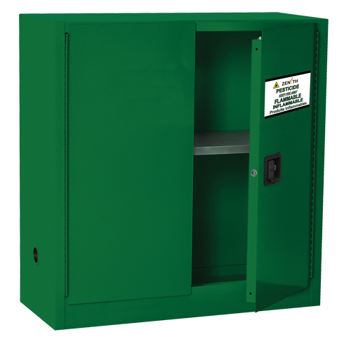 Pesticide Storage Cabinet, 30 gal., 44" H x 43" W x 18" D Cintas