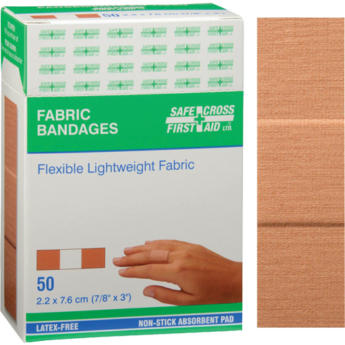 Bandages, Rectangular/Square, 3", Fabric, Non-Sterile Cintas