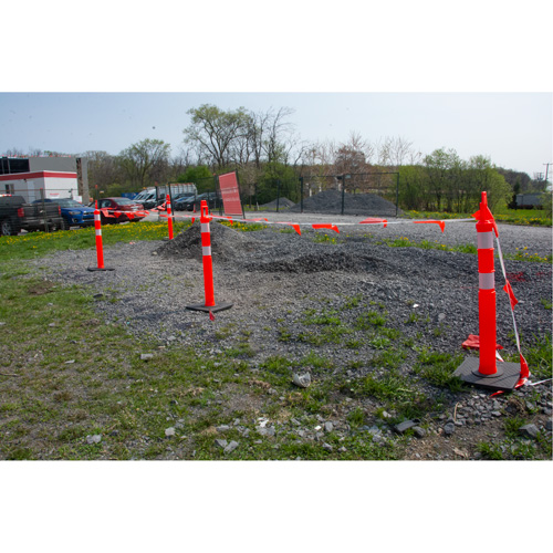 Premium Delineator Post, 42" H, Orange Cintas