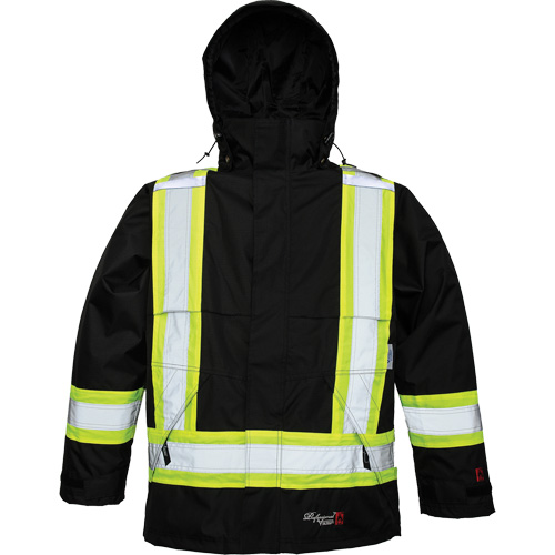 Manteau Journeyman, Polyester/Polyur&eacute;thane, Noir, Petit Cintas
