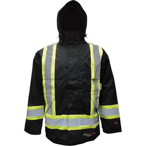 Manteau isol&eacute;, Polyester/Polyur&eacute;thane, Noir, Petit Cintas