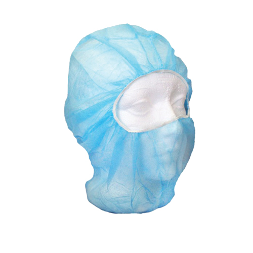 Disposable Balaclava Hood, Polypropylene, Blue Cintas