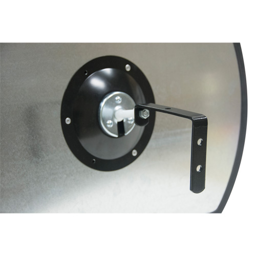 Miroir convexe rectangulaire/rond avec support, 18" h x 26" la, Int&eacute;rieur/Ext&eacute;rieur Cintas