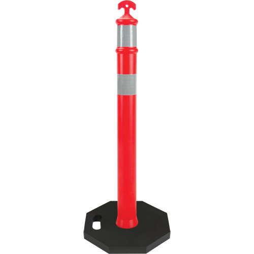 High-Visibility Delineator Post, 42" H, Orange Cintas