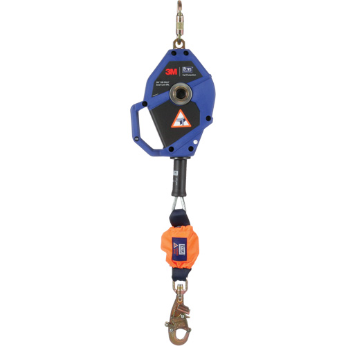 Smart Lock Self-Retracting Lifeline, 20', Galvanized Steel, Swivel Cintas