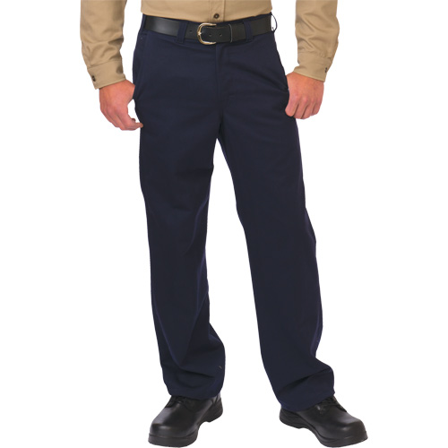 Pantalon de travail de protection contre l'arc &eacute;lectrique, 28, x 30, Bleu marin, 12,4 cal/cm2 Cintas
