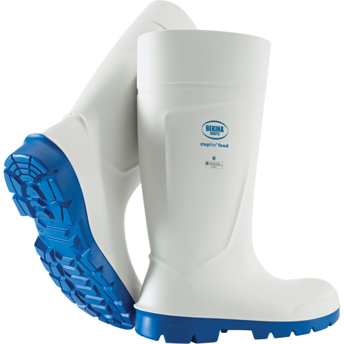 Bottes de s&eacute;curit&eacute; Bekina Steplite pour lhygi&egrave;ne et la s&eacute;curit&eacute; alimentaire, Polyur&eacute;thane, Embout Acier, Pointure 4 Cintas
