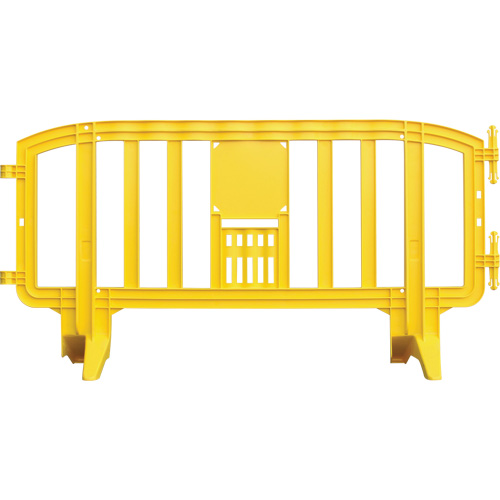 Movit Barricade, Interlocking, 78" L x 39" H, Yellow Cintas