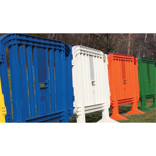 Minit Barricade, Interlocking, 49" L x 39" H, Orange Cintas