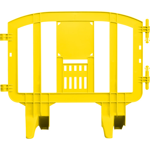 Minit Barricade, Interlocking, 49" L x 39" H, Yellow Cintas