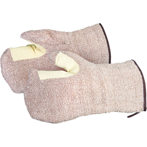 Mitaines de four CoolGrip, Tissu &eacute;ponge, Grand, Prot&egrave;ge jusqu'&agrave; 446° F (230° C) Cintas