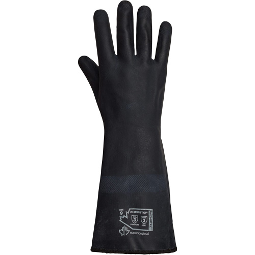 Gants &agrave; usage intensif r&eacute;sistants &agrave; la chaleur & aux produits chimique SolvStop, N&eacute;opr&egrave;ne, 8, Prot&egrave;ge jusqu'&agrave; 392° F (200° C) Cintas