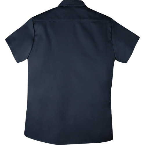Chemise de travail &agrave; manches courtes en tissu crois&eacute;, Hommes, Moyen (grande taille), Bleu marine Cintas