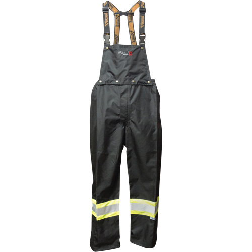 Pantalons &agrave; bavette ignifug&eacute;s Journeyman, Petit, Noir Cintas