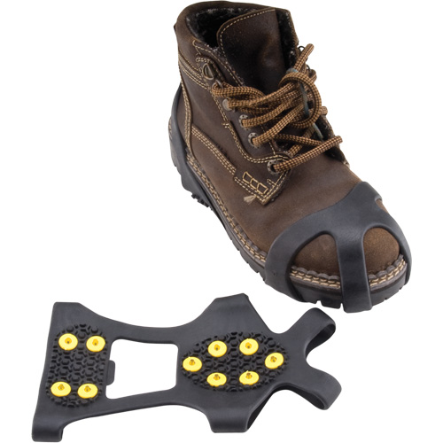 Anti-Slip Spark-Proof Ice Cleats, Brass, Stud Traction, Large Cintas