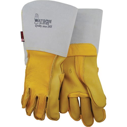 Welding Gloves, Grain Cowhide, Size 8 Cintas