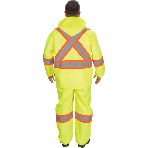 V&ecirc;tements imperm&eacute;ables RZ1000, Polyester, 3T-Grand, Jaune lime haute visibilit&eacute; Cintas
