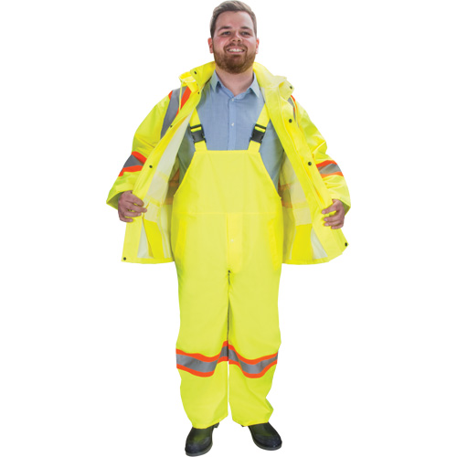 V&ecirc;tements imperm&eacute;ables RZ1000, Polyester, 3T-Grand, Jaune lime haute visibilit&eacute; Cintas