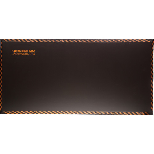 Anti-Fatigue Standing Mat, Smooth, 18" x 36" x 1", Black, Rubber Cintas