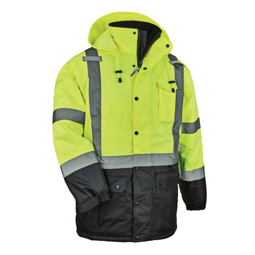 Parka thermique GloWear 8384 de Type R, Jaune lime haute visibilit&eacute;, Grand Cintas
