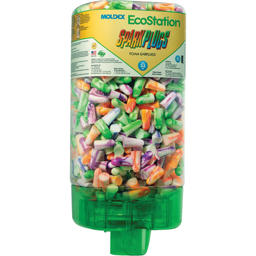 Trousse de d&eacute;marrage de distributeur de bouchons d'oreilles EcoStation SparkPlugs Cintas