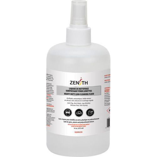 Nettoyant antibu&eacute;e de premi&egrave;re qualit&eacute; pour lentilles, 473 ml Cintas