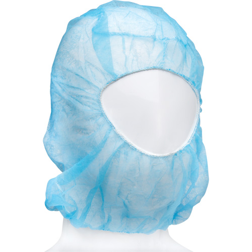 Cagoule jetable, Polypropyl&egrave;ne, Bleu Cintas