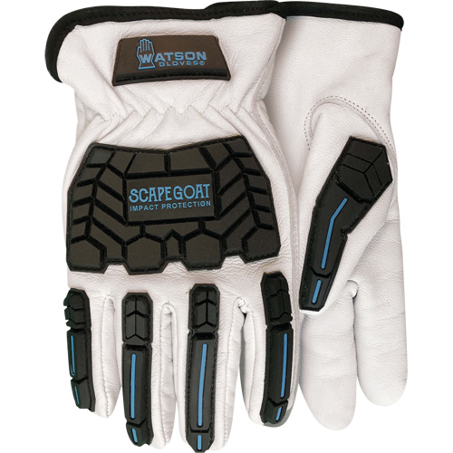 Scape Goat Insulated Impact Gloves, Small, Goatskin Palm, Slip-On Cuff Cintas