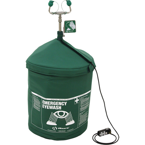 Douche oculaire d'urgence portative en mat&eacute;riau tremp&eacute;, Pressuris&eacute;, Capacit&eacute; 15 gal., Conformit&eacute; ANSI Z358.1 Cintas