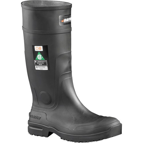 Bottes antid&eacute;rapantes, Caoutchouc, Embout Acier, Pointure 9 Cintas