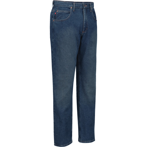 Dura-Kap&reg; Flex Denim Work Jeans, Denim, Navy Blue, Size 32 Cintas